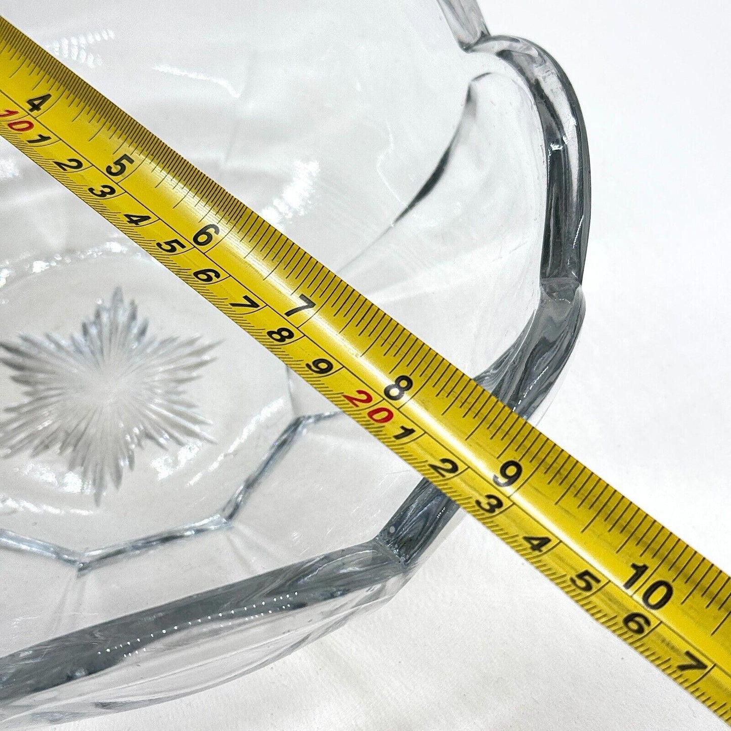 Clear Glass Serving Bowl 22 cm