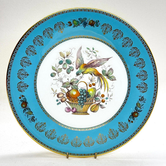 Aynsley Blue Bird Fruit Basket Decorative Bone China Plate 27 cm