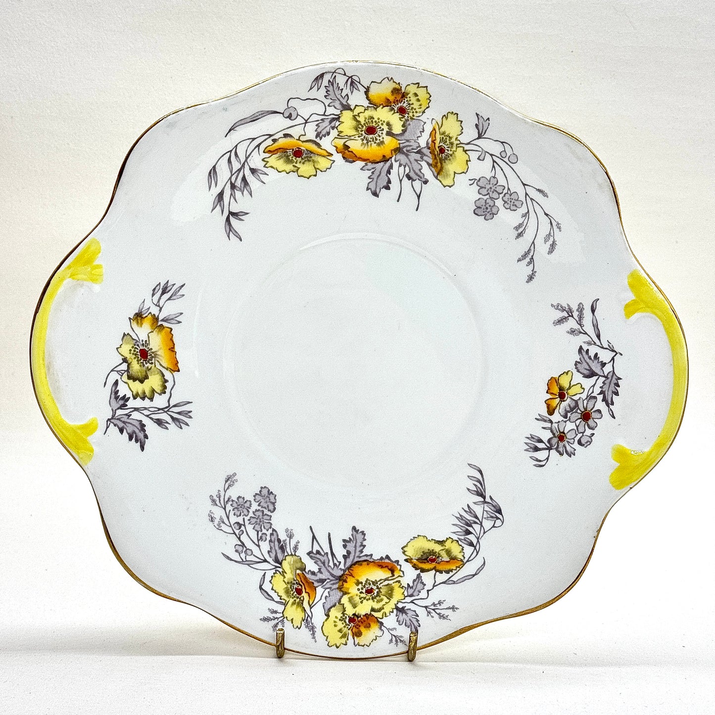 Spencer Stevenson Yellow Poppy Bone China Dinner Plate 25 cm