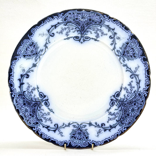 Henry Alcock English Blue & White Porcelain Dinner Plate 26 cm