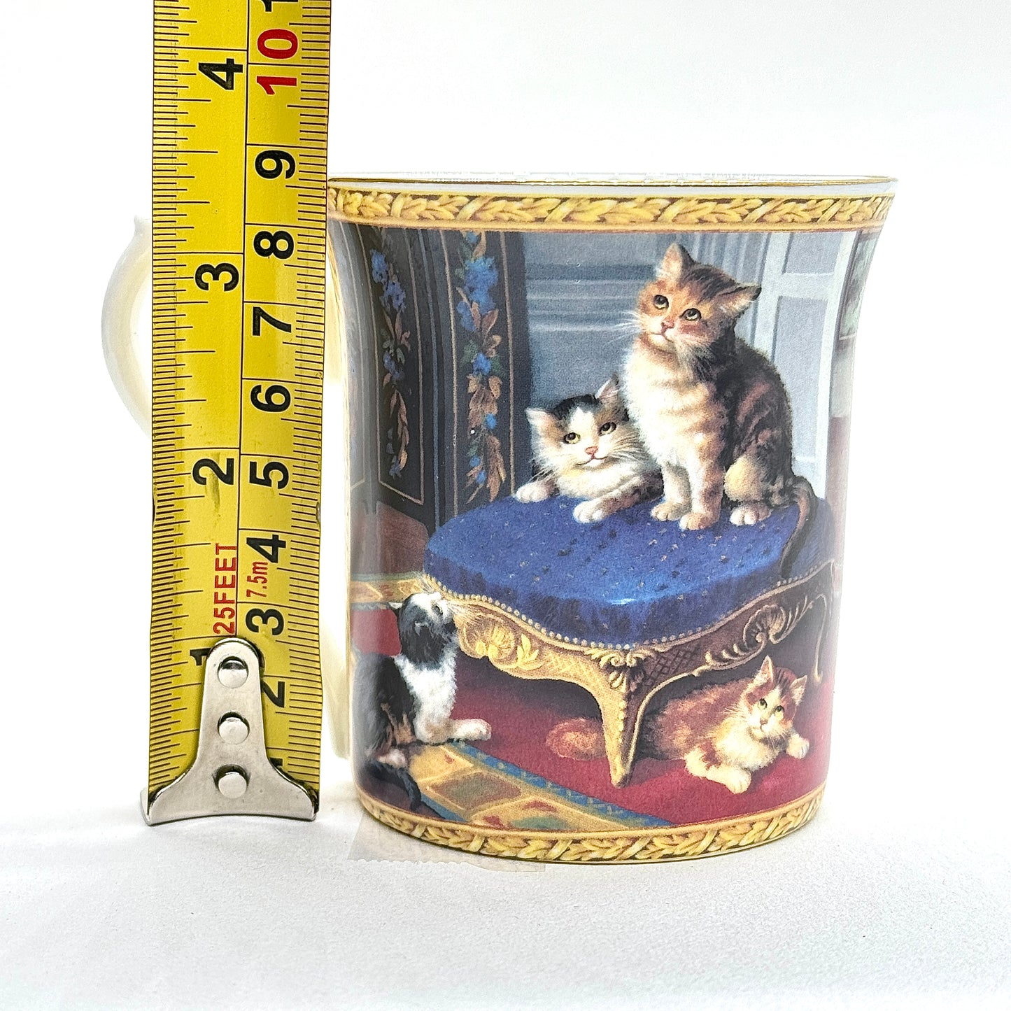 Blue Waters Bone China Mug Royal Cat Themed