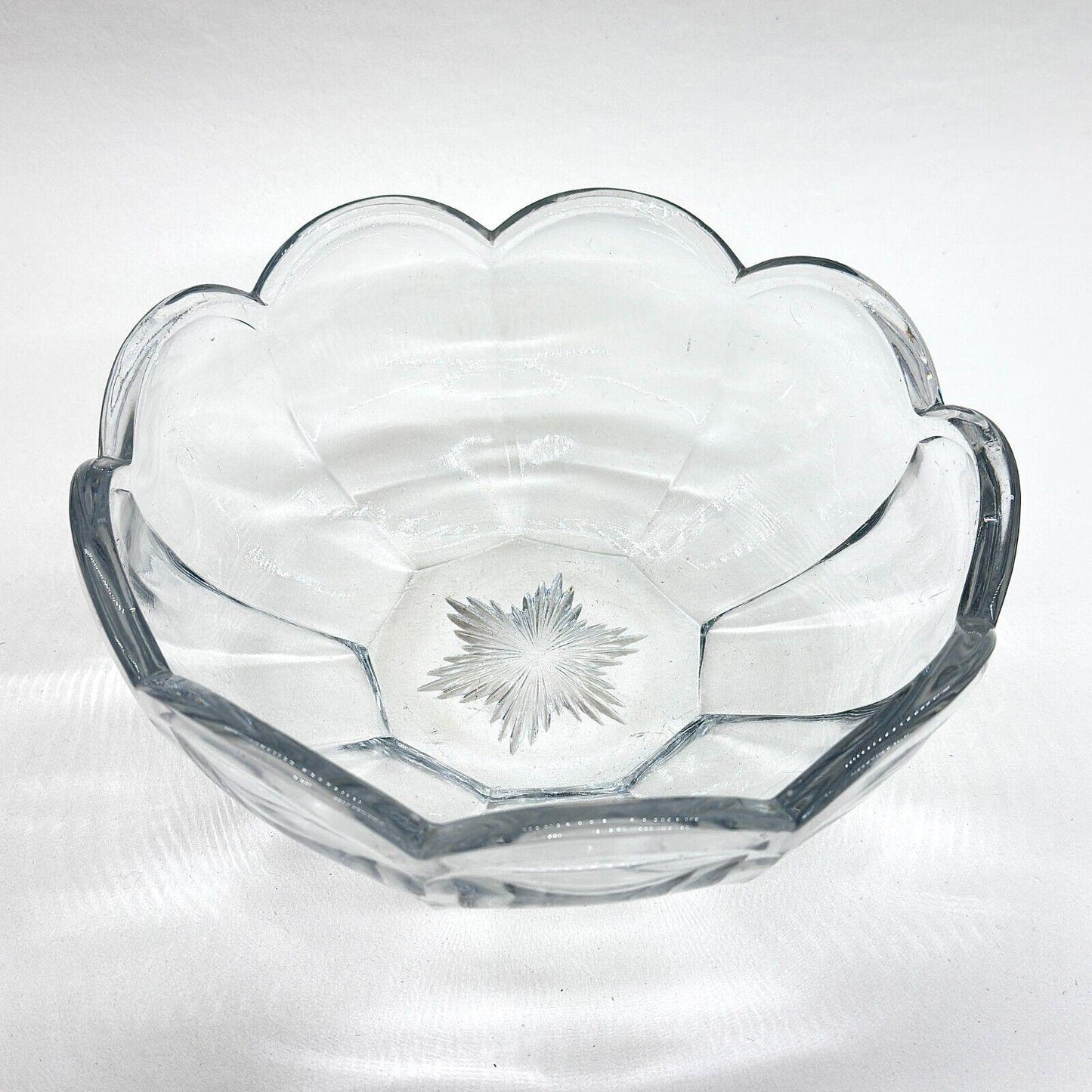 Clear Glass Serving Bowl 22 cm