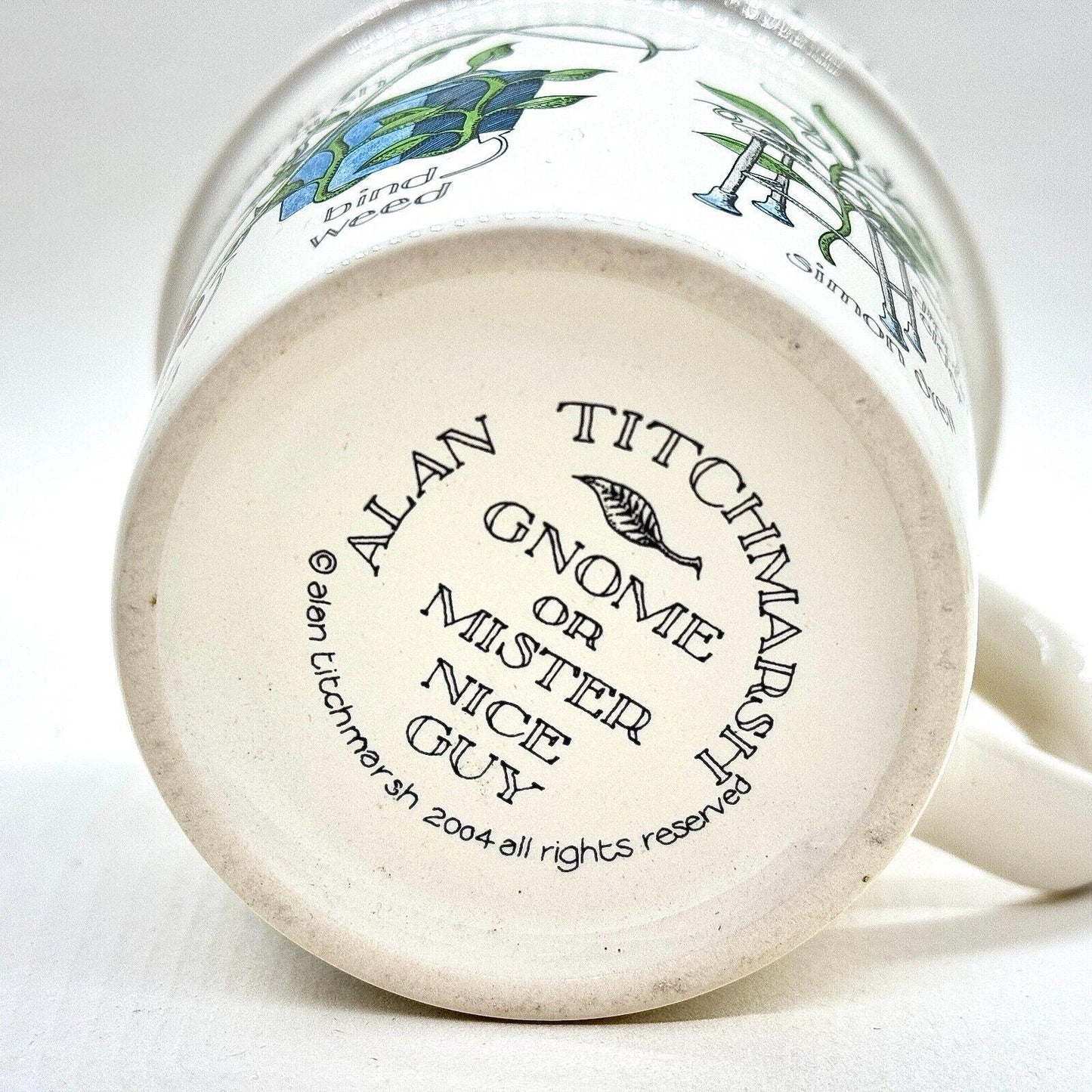 Alan Titchmarsh Gnome or Mister Nice Guy Weeders Digest Mug